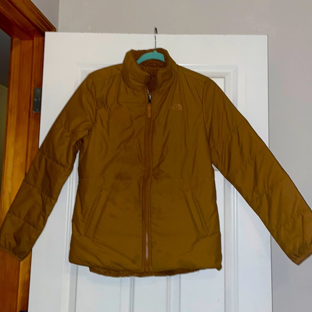 North Face women’s reversible fleece jacket.